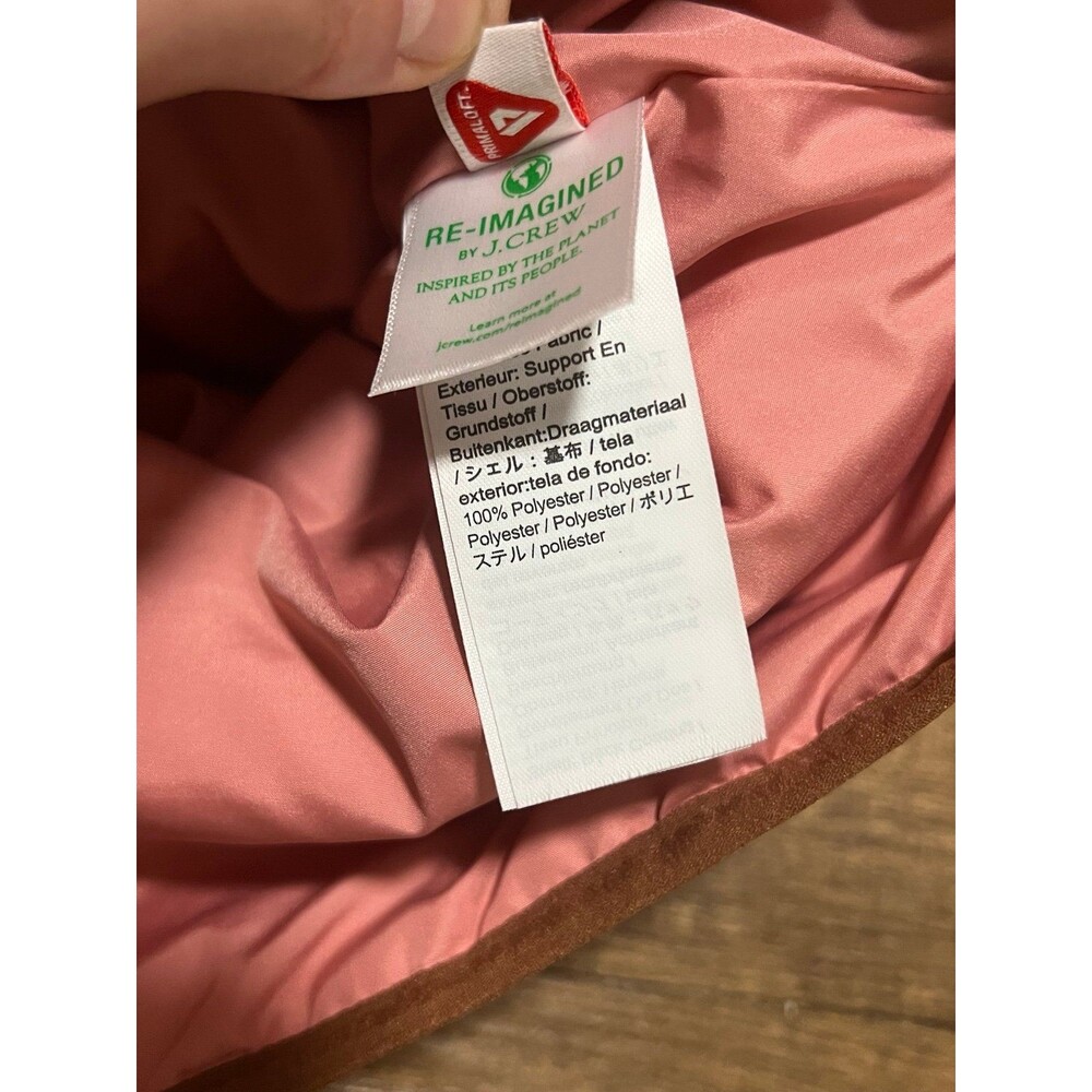 J. Crew Women's New Quilted Excursion Vest in Dark Nutmeg - Picture 6 of 7